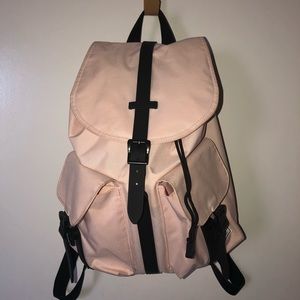 Herschel mini backpack pink and black